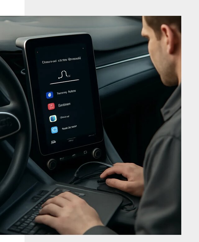 Установка приложений Lynk Co на автомобиль в Лесозаводске